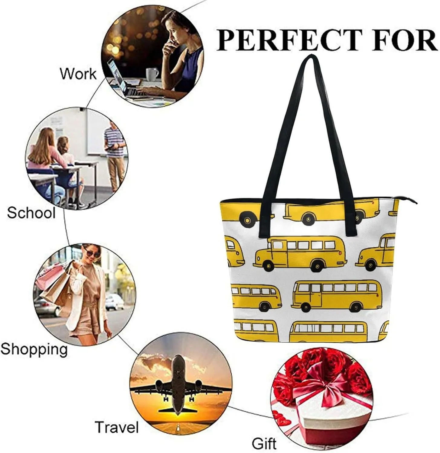 Women's Elegant Leather Shoulder Bag Casual Chic Handbag For Daily Use