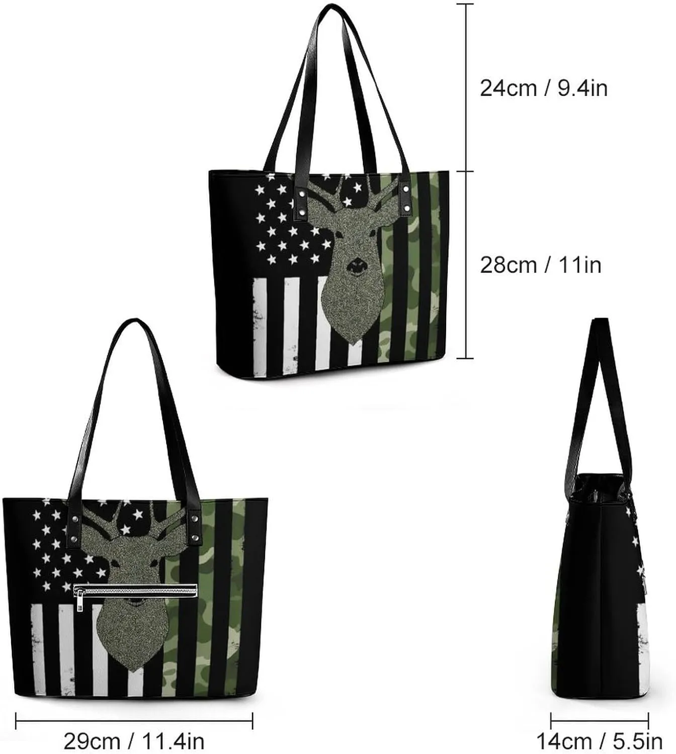 Women's Elegant Leather Shoulder Bag Casual Chic Handbag For Daily Use