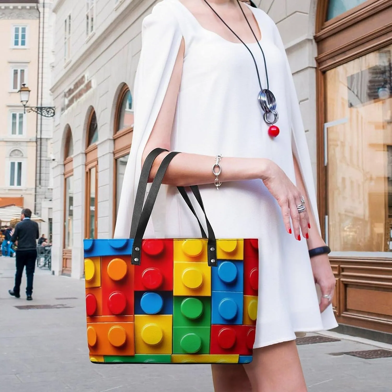 Women's Elegant Leather Shoulder Bag Casual Chic Handbag For Daily Use