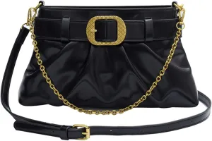 Women's Fashaoon Handbag Hobo Belt Crossbody Trendy Chain Shoulder Bag for Women Satchel Bags Purse Totes Wallets