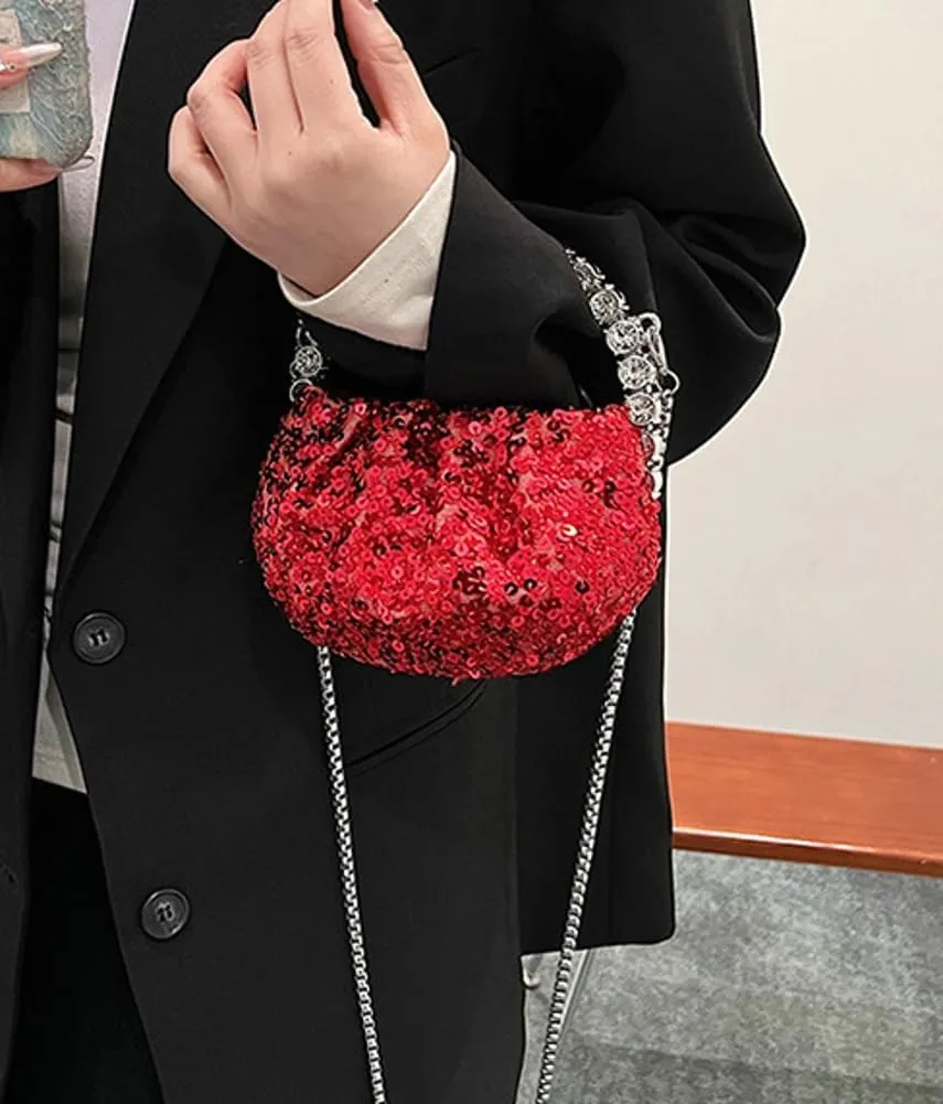 Womens Rhinestone Evening Clutch Bag Y2k Shinny Sequin Cloud Purse Mini Totes Handbag Satchel Dinner Party Wedding