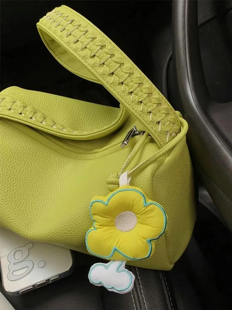 Women's Soft Vegan Leather Shoulder Bag Underarm Purse Top Handle Satchel Handbag Fashion Y2k Large Totes