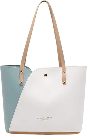Womens Tote Bag Fashion Handbags Ladies Purse Shoulder Bags Tote Leather Bag Tote Bag with Pockets